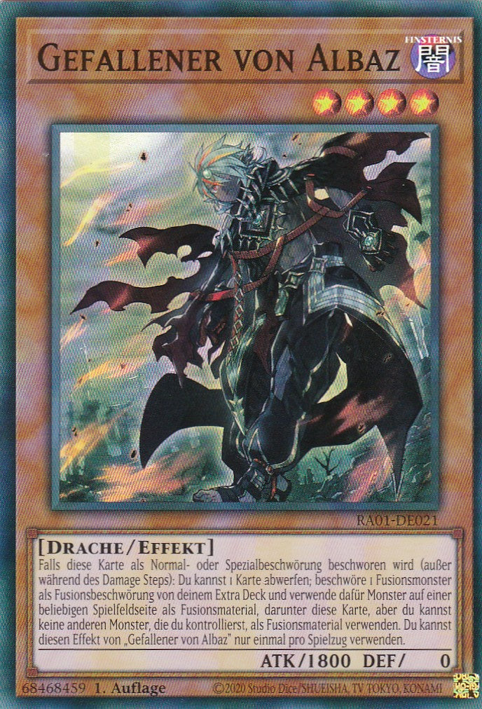 Gefallener von Albaz - RA01-DE021 - Super Rare - 1. Auflage - Deutsch - Einzelkarten aus: 25th Anniversary Rarity Collection