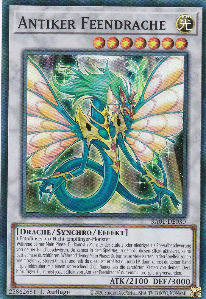 Antiker Feendrache - RA01-DE030 - Super Rare - 1. Auflage - Deutsch - Einzelkarten aus: 25th Anniversary Rarity Collection