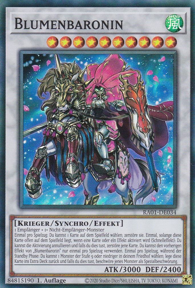 Blumenbaronin - RA01-DE034 - Super Rare - 1. Auflage - Deutsch - Einzelkarten aus: 25th Anniversary Rarity Collection