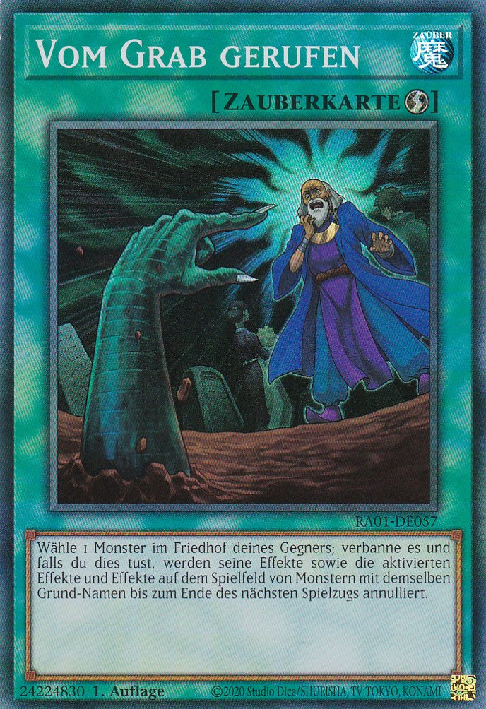 Vom Grab gerufen - RA01-DE057 - Super Rare - 1. Auflage - Deutsch - Einzelkarten aus: 25th Anniversary Rarity Collection