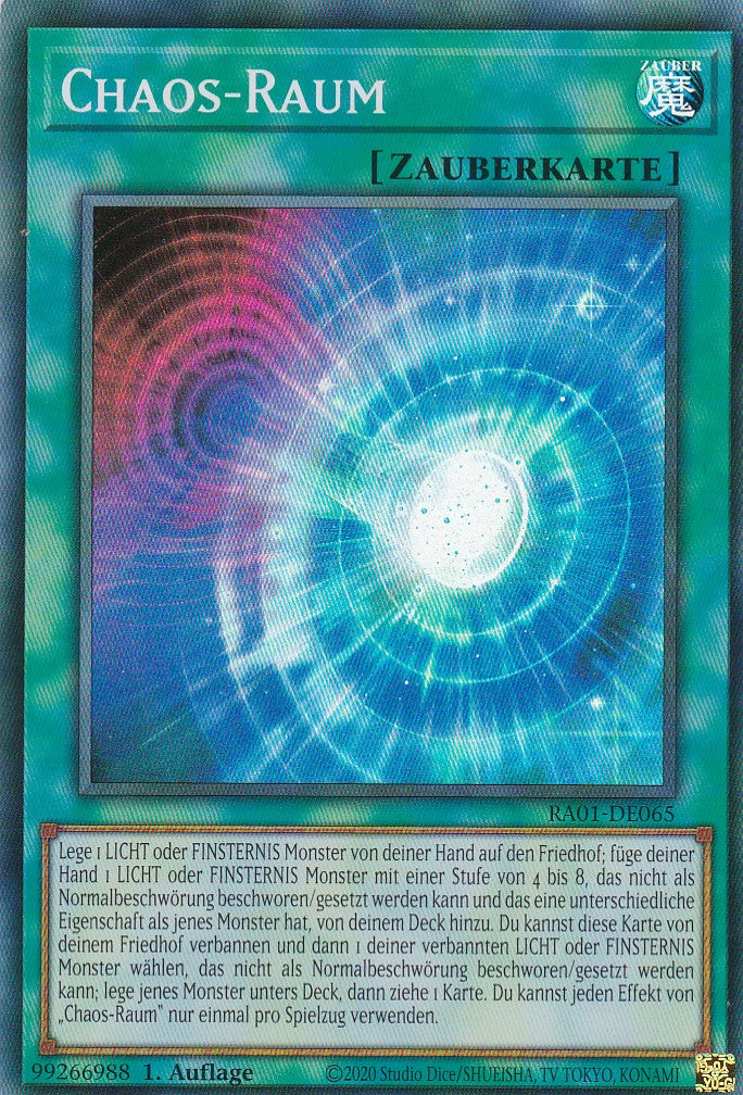 Chaos-Raum - RA01-DE065 - Super Rare - 1. Auflage - Deutsch - Einzelkarten aus: 25th Anniversary Rarity Collection