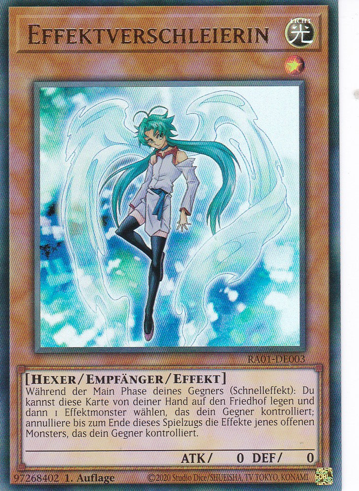 Effektverschleierin - RA01-DE003 - Ultra Rare - 1. Auflage - Deutsch - Einzelkarten aus: 25th Anniversary Rarity Collection