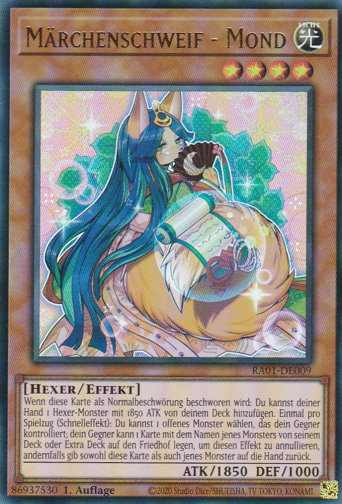 Märchenschweif - Mond - RA01-DE009 - Ultra Rare - 1. Auflage - Deutsch - Einzelkarten aus: 25th Anniversary Rarity Collection