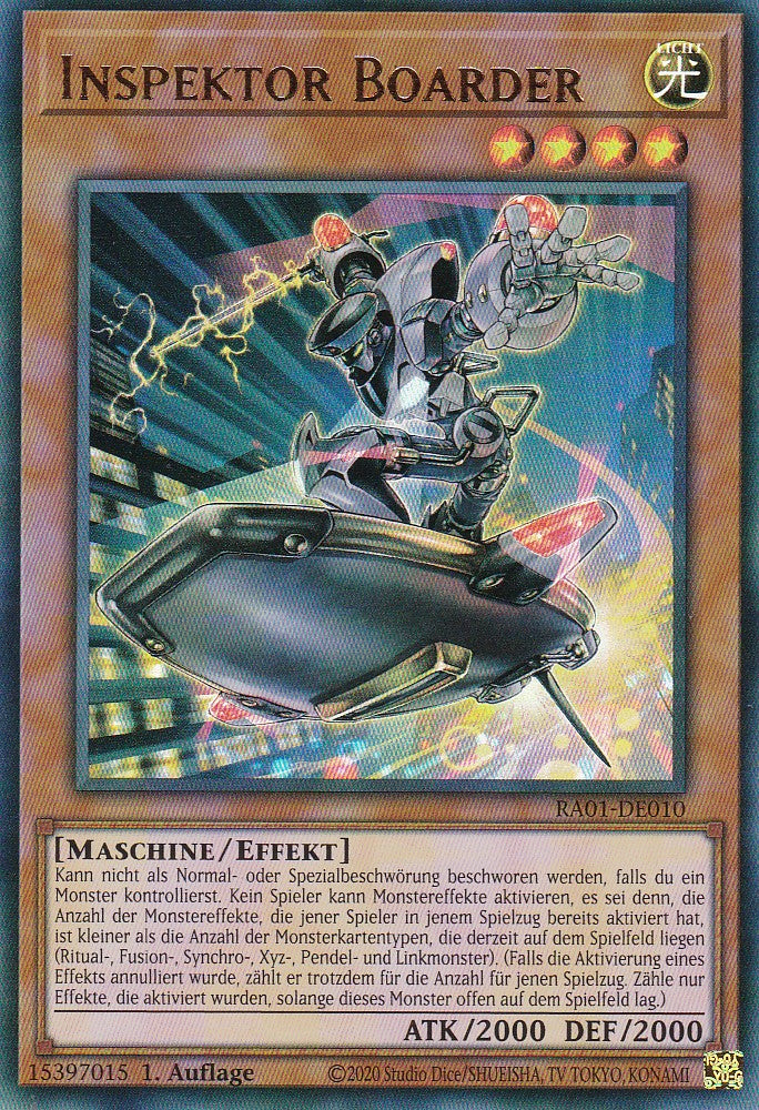 Inspektor Boarder - RA01-DE010 - Ultra Rare - 1. Auflage - Deutsch - Einzelkarten aus: 25th Anniversary Rarity Collection