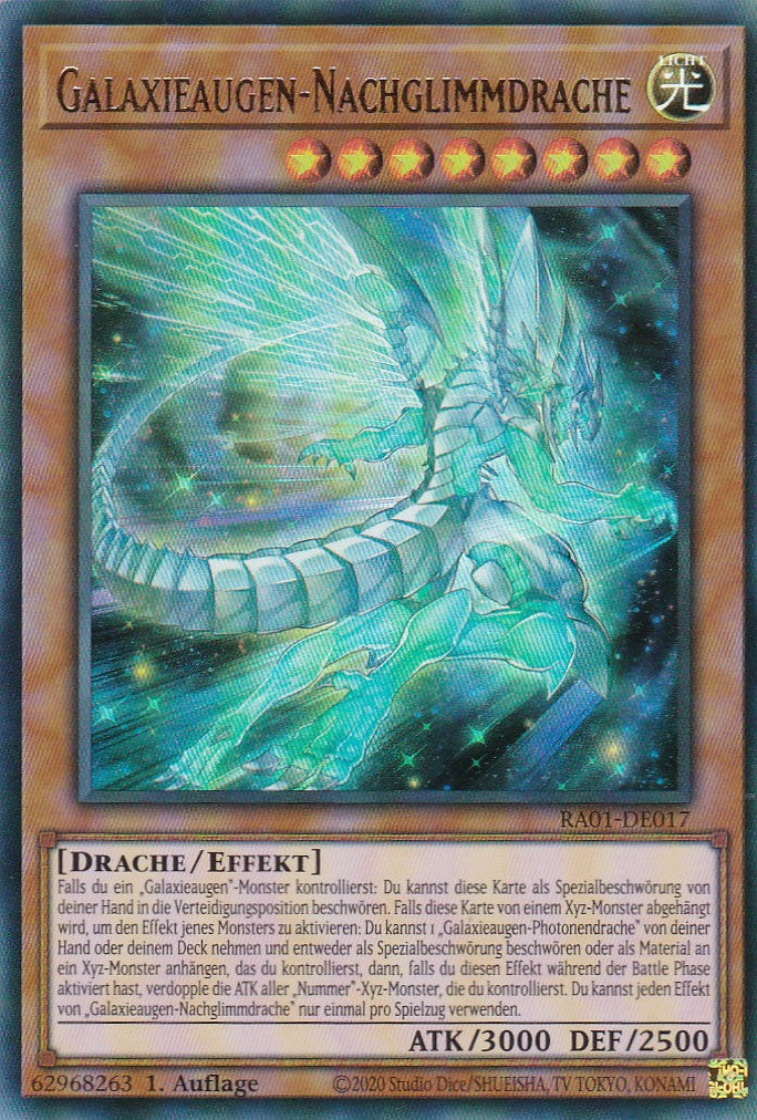 Galaxieaugen-Nachglimmdrache - RA01-DE017 - Ultra Rare - 1. Auflage - Deutsch - Einzelkarten aus: 25th Anniversary Rarity Collection