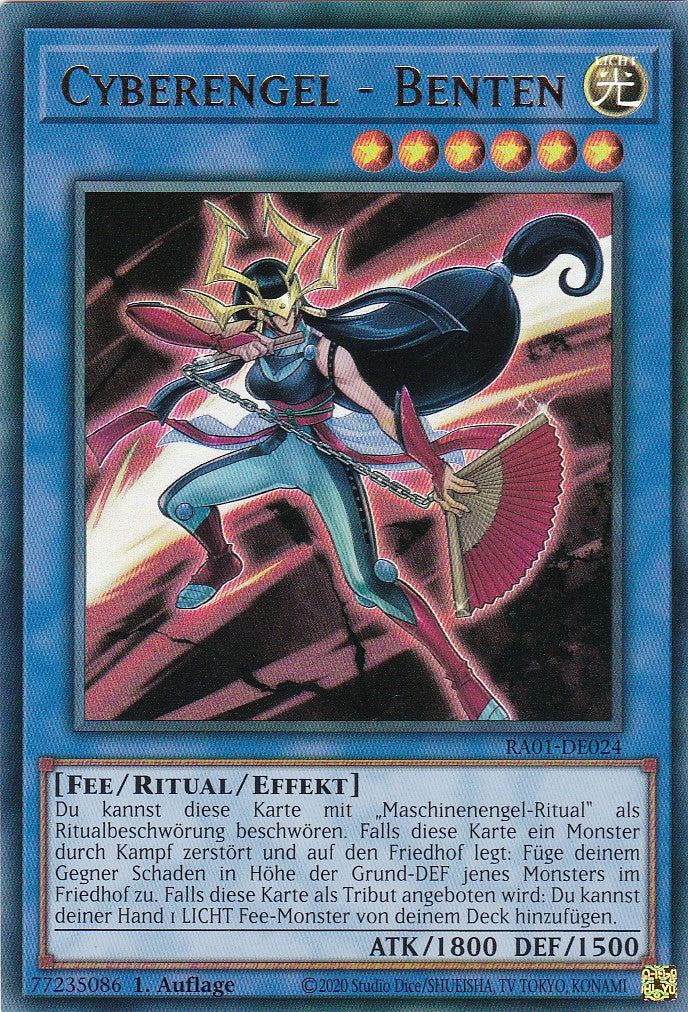 Cyberengel - Benten - RA01-DE024 - Ultra Rare - 1. Auflage - Deutsch - Einzelkarten aus: 25th Anniversary Rarity Collection