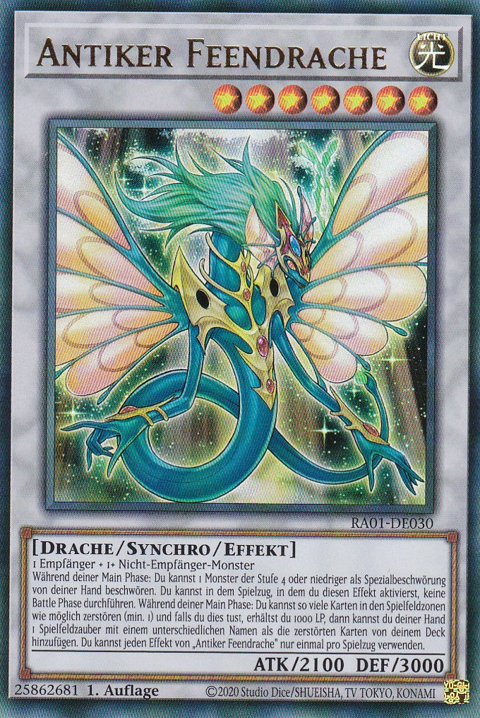 Antiker Feendrache - RA01-DE030 - Ultra Rare - 1. Auflage - Deutsch - Einzelkarten aus: 25th Anniversary Rarity Collection