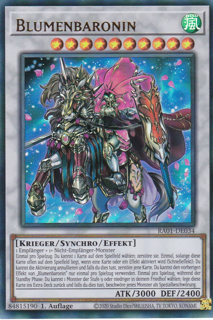 Blumenbaronin - RA01-DE034 - Ultra Rare - 1. Auflage - Deutsch - Einzelkarten aus: 25th Anniversary Rarity Collection