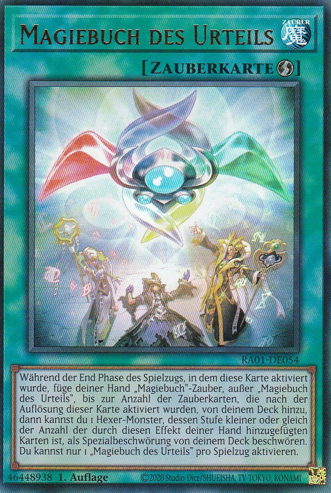 Magiebuch des Urteils - RA01-DE054 - Ultra Rare - 1. Auflage - Deutsch - Einzelkarten aus: 25th Anniversary Rarity Collection