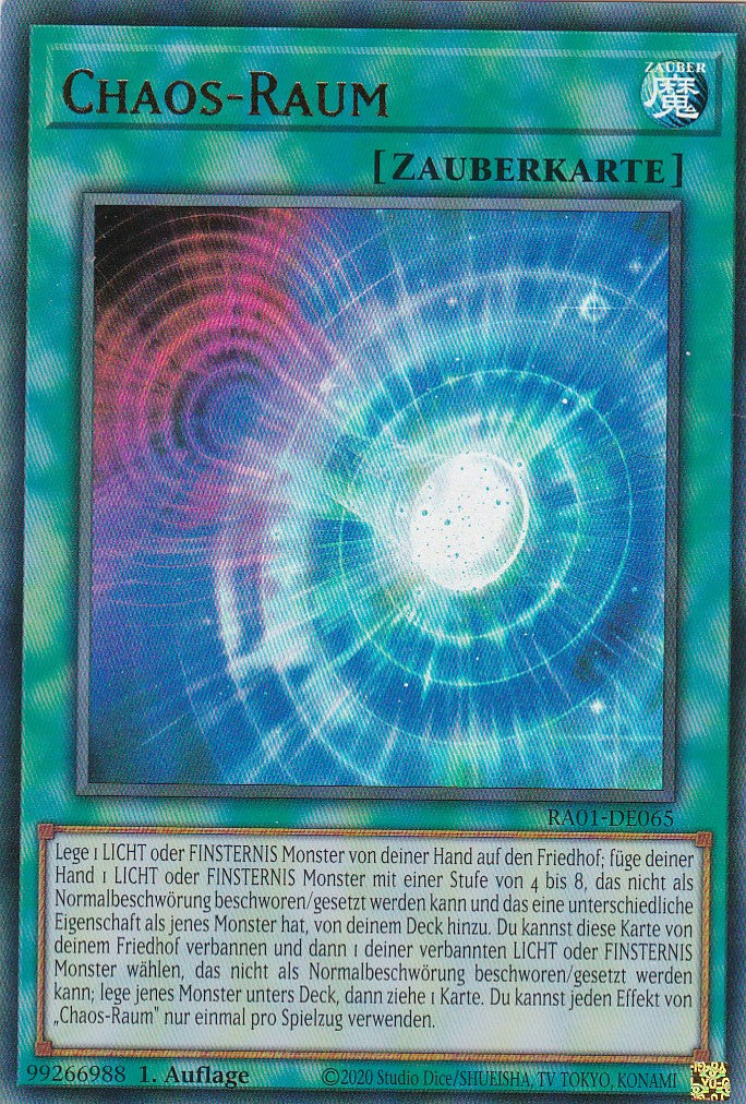 Chaos-Raum - RA01-DE065 - Ultra Rare - 1. Auflage - Deutsch - Einzelkarten aus: 25th Anniversary Rarity Collection