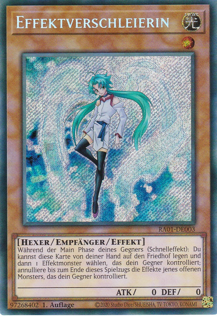 Effektverschleierin - RA01-DE003 - Secret Rare - 1. Auflage - Deutsch - Einzelkarten aus: 25th Anniversary Rarity Collection