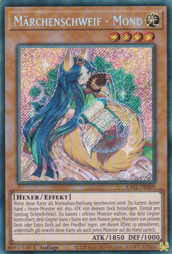 Märchenschweif - Mond - RA01-DE009 - Secret Rare - 1. Auflage - Deutsch - Einzelkarten aus: 25th Anniversary Rarity Collection