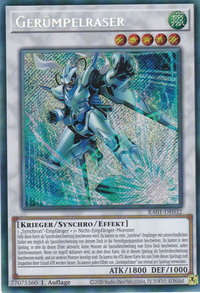 Gerümpelraser - RA01-DE032 - Secret Rare - 1. Auflage - Deutsch - Einzelkarten aus: 25th Anniversary Rarity Collection