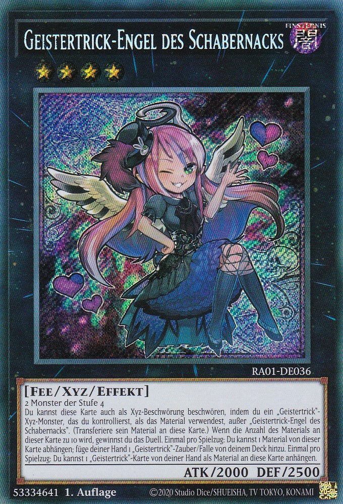 Geistertrick-Engel des Schabernacks - RA01-DE036 - Secret Rare - 1. Auflage - Deutsch - Einzelkarten aus: 25th Anniversary Rarity Collection