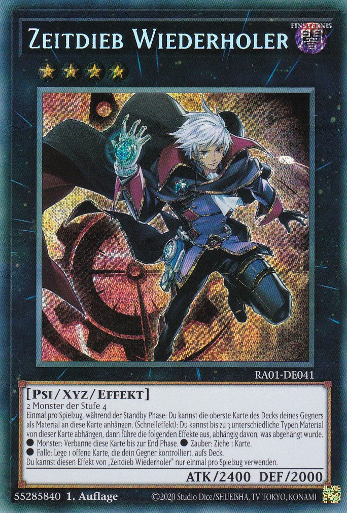 Zeitdieb Wiederholer - RA01-DE041 - Secret Rare - 1. Auflage - Deutsch - Einzelkarten aus: 25th Anniversary Rarity Collection