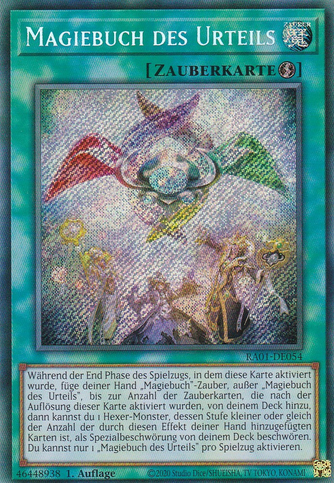 Magiebuch des Urteils - RA01-DE054 - Secret Rare - 1. Auflage - Deutsch - Einzelkarten aus: 25th Anniversary Rarity Collection