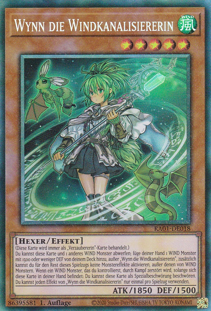 Wynn die Windkanalisiererin - RA01-DE018 - Collectors Rare - 1. Auflage - Deutsch - Einzelkarten aus: 25th Anniversary Rarity Collection