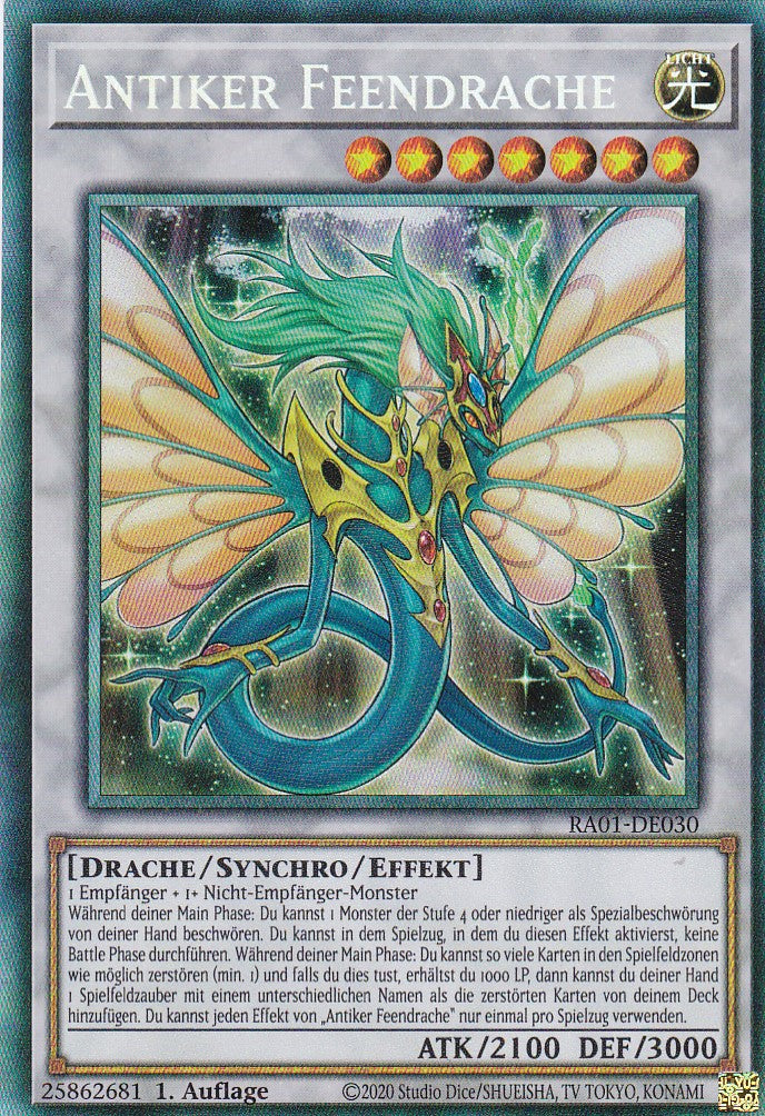 Antiker Feendrache - RA01-DE030 - Collectors Rare - 1. Auflage - Deutsch - Einzelkarten aus: 25th Anniversary Rarity Collection