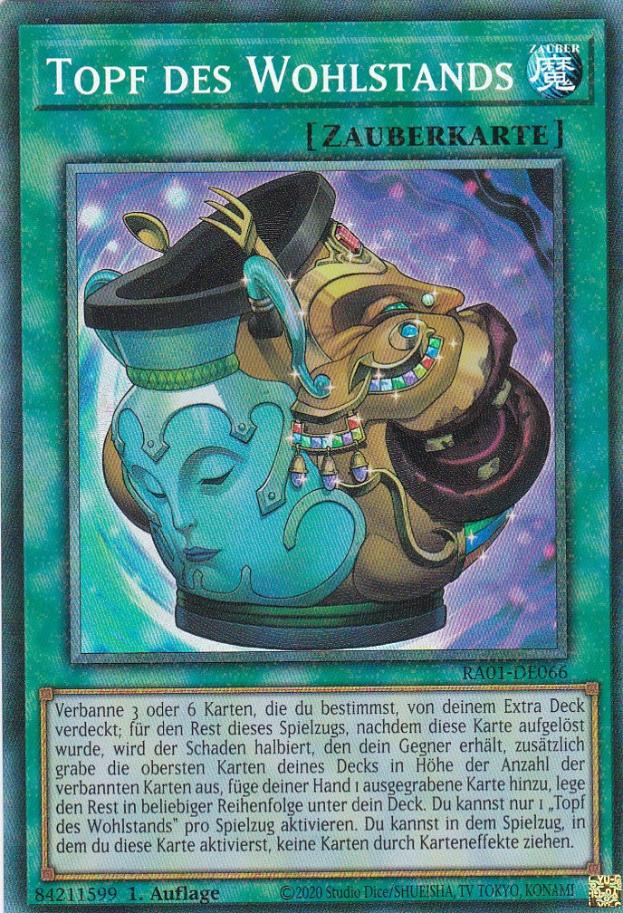 Topf des Wohlstands - RA01-DE066 - Collectors Rare - 1. Auflage - Deutsch - Einzelkarten aus: 25th Anniversary Rarity Collection
