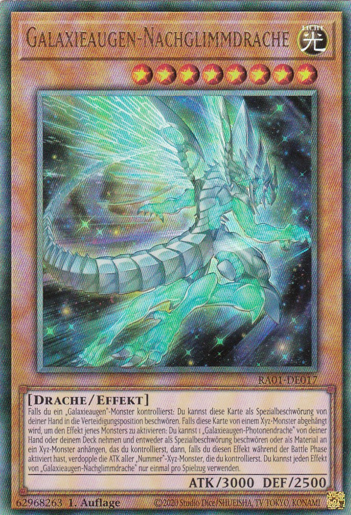Galaxieaugen-Nachglimmdrache - RA01-DE017 - Ultimate Rare - 1. Auflage - Deutsch - Einzelkarten aus: 25th Anniversary Rarity Collection