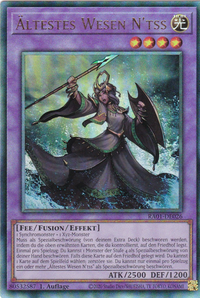 Ältestes Wesen N'tss - RA01-DE026 - Ultimate Rare - 1. Auflage - Deuts