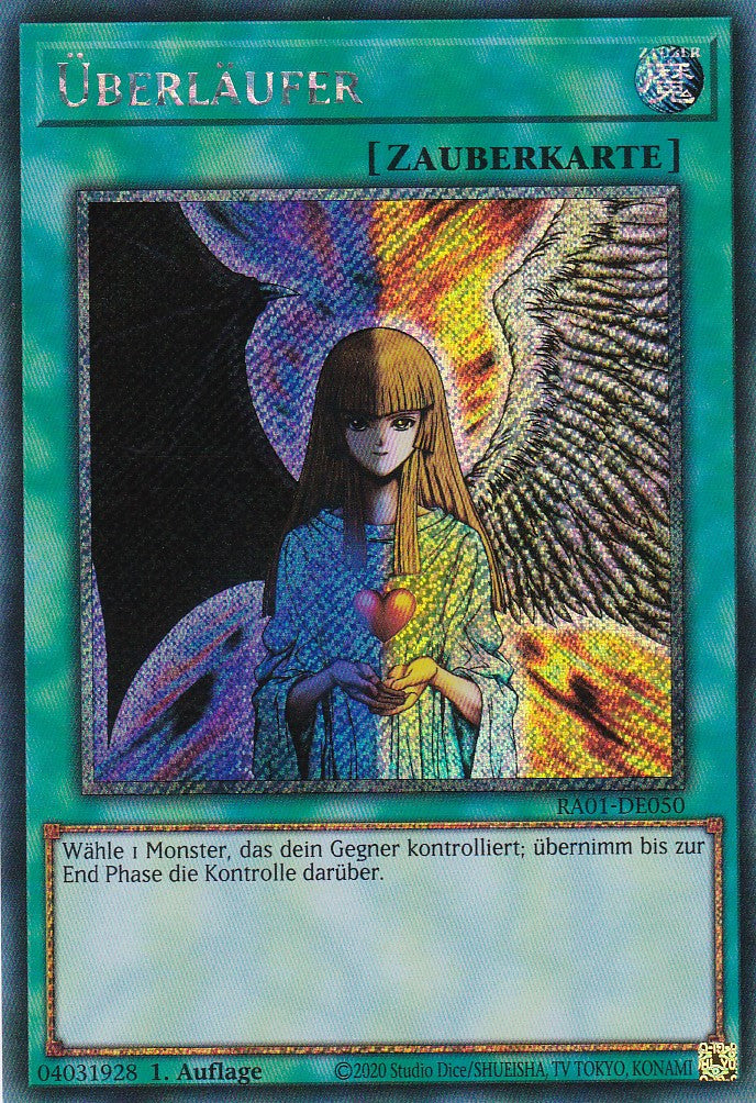 Überläufer - RA01-DE050 - Platinum Secret Rare - 1. Auflage - Deutsch - Einzelkarten aus: 25th Anniversary Rarity Collection