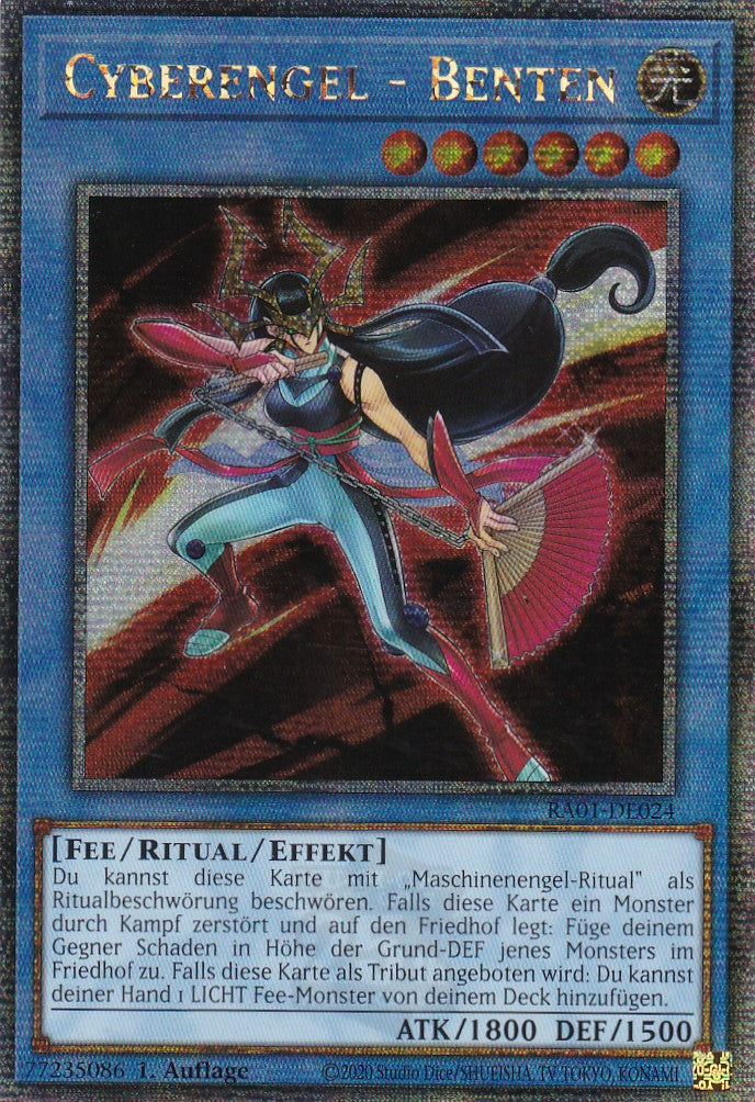 Cyberengel - Benten - RA01-DE024 - Quarter Century Secret Rare - 1. Auflage - Deutsch - Einzelkarten aus: 25th Anniversary Rarity Collection