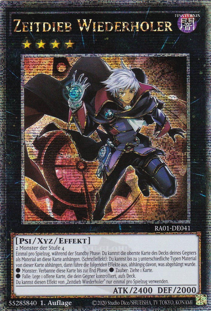 Zeitdieb Wiederholer - RA01-DE041 - Quarter Century Secret Rare - 1. Auflage - Deutsch - Einzelkarten aus: 25th Anniversary Rarity Collection