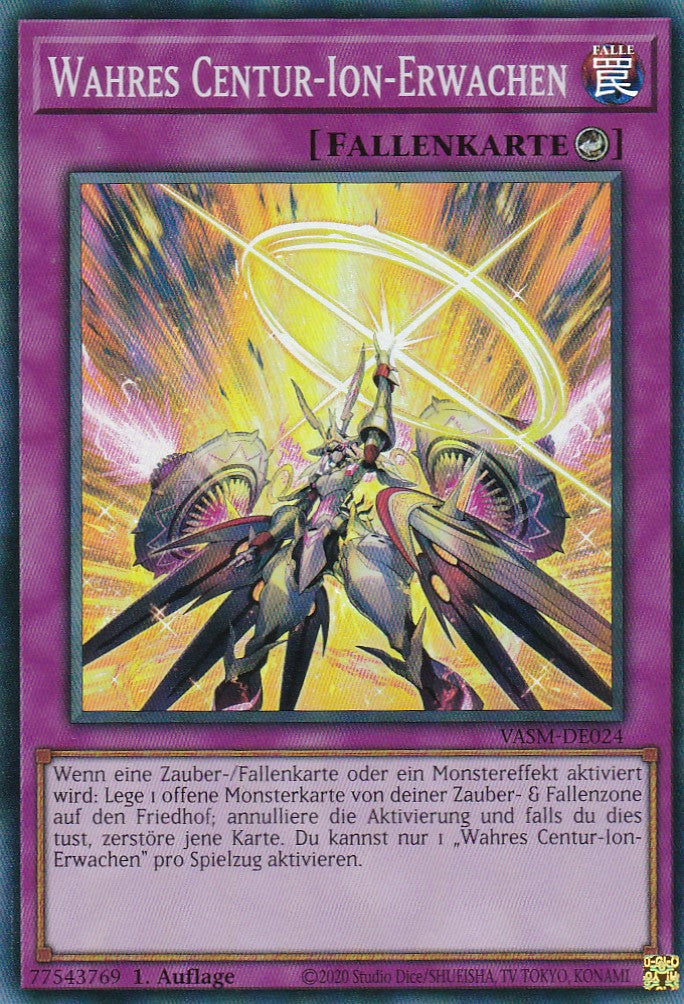 Wahres Centur-Ion-Erwachen - VASM-DE024 - Super Rare - 1. Auflage - Deutsch - Einzelkarte aus: Valiant Smashers