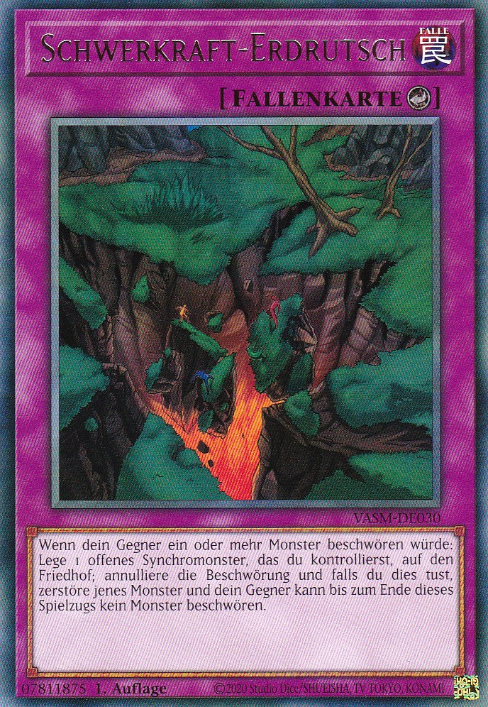Schwerkraft-Erdrutsch - VASM-DE030 - Rare - 1. Auflage - Deutsch - Einzelkarte aus: Valiant Smashers