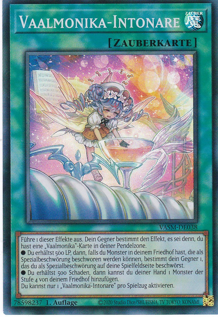 Vaalmonika-Intonare - VASM-DE038 - Super Rare - 1. Auflage - Deutsch - Einzelkarte aus: Valiant Smashers