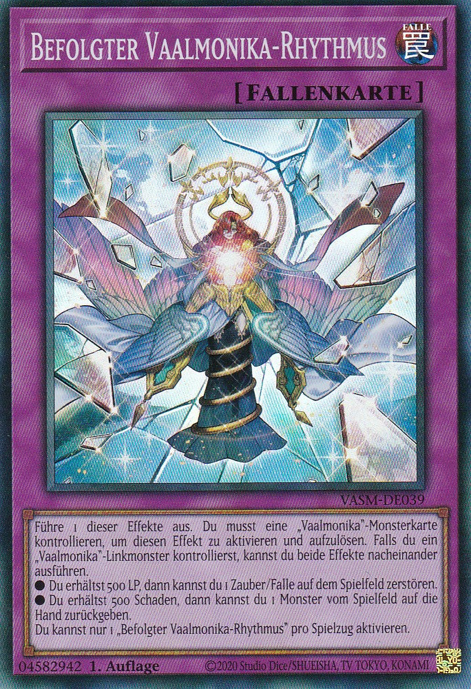 Befolgter Vaalmonika-Rhythmus - VASM-DE039 - Super Rare - 1. Auflage - Deutsch - Einzelkarte aus: Valiant Smashers