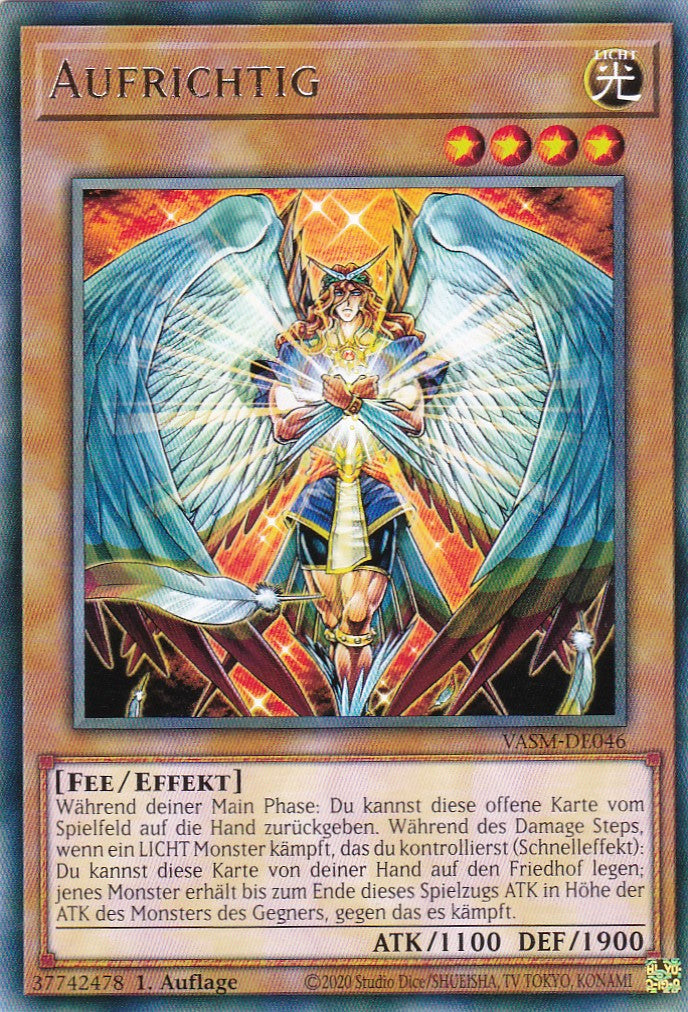 Aufrichtig - VASM-DE046 - Rare - 1. Auflage - Deutsch - Einzelkarte aus: Valiant Smashers