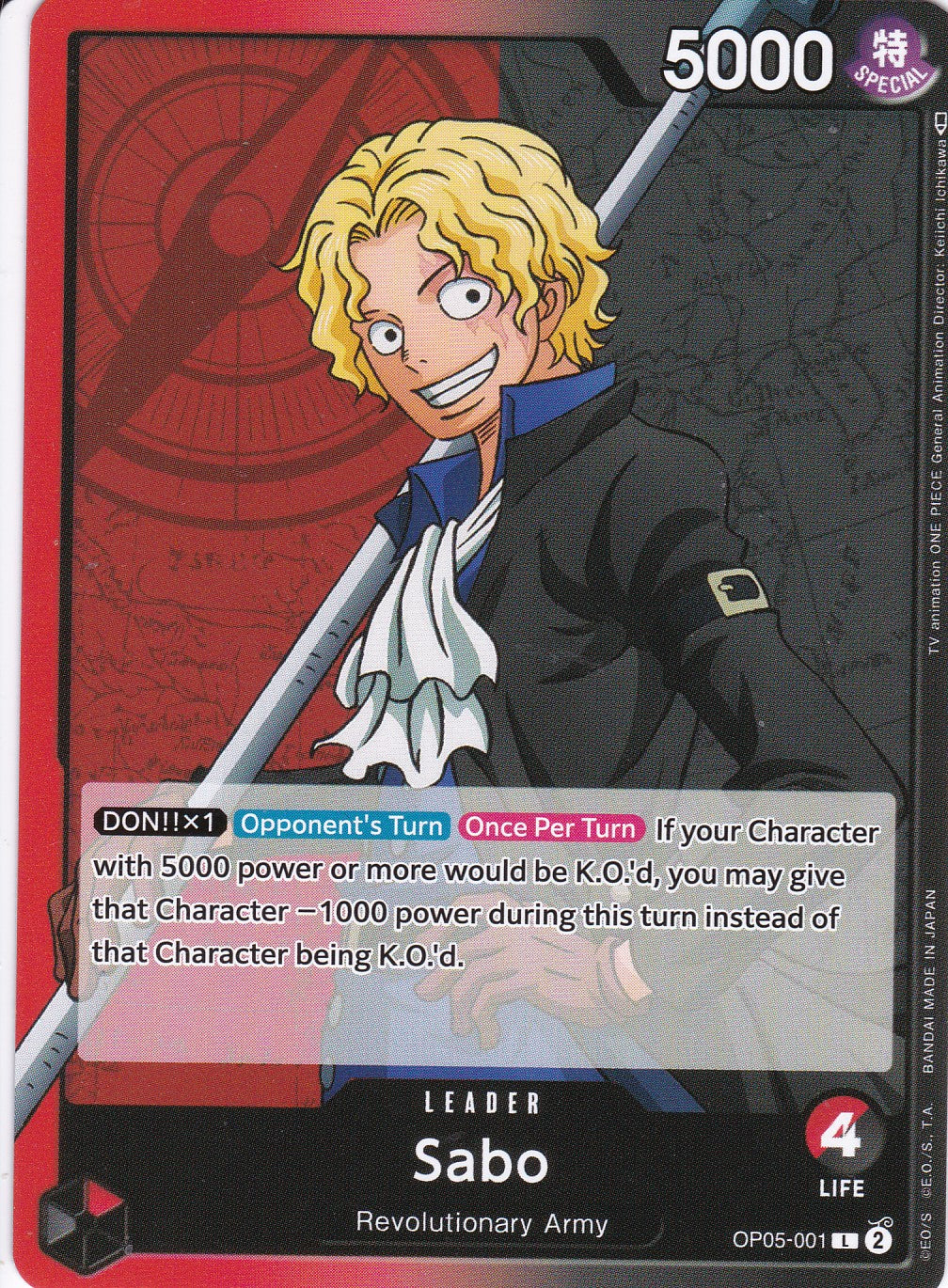 Sabo (OP05-001) (V.1) - Leader - Awakening of the New