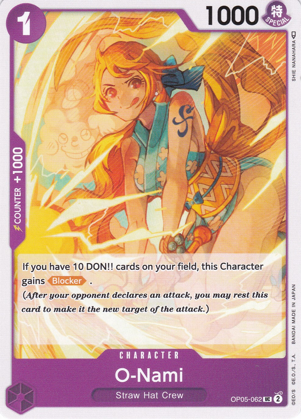 O-Nami (OP05-062) - Uncommon - Awakening of the New