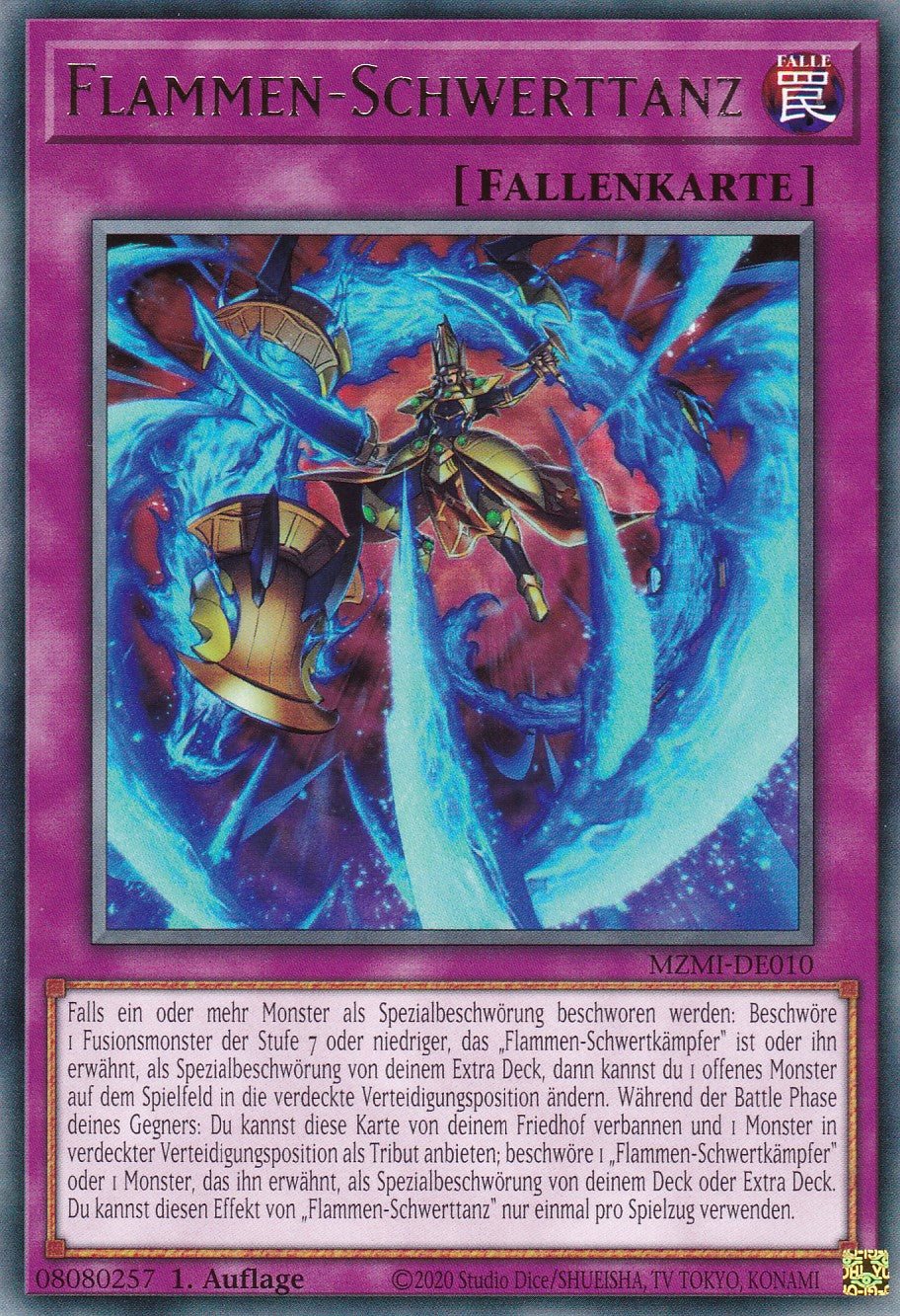 Flammen-Schwerttanz - MZMI-DE010 - Rare - 1. Auflage - Rare - Maze of Millennia