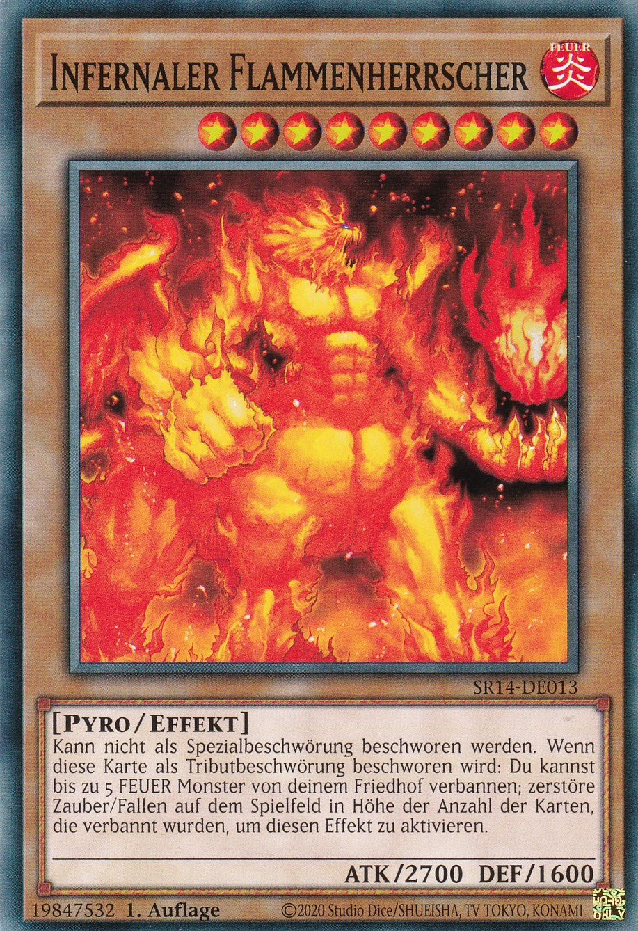 Infernaler Flammenherrscher - SR14-DE013 - Common - 1. Auflage - Common - Structure Deck: Fire Kings