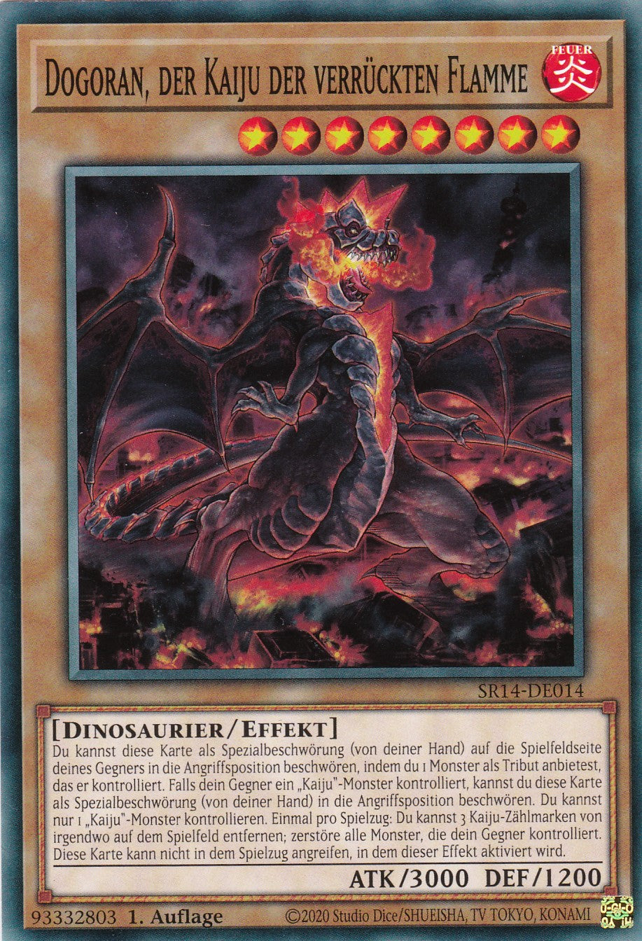 Dogoran, der Kaiju der verrückten Flamme - SR14-DE014 - Common - 1. Auflage - Common - Structure Deck: Fire Kings