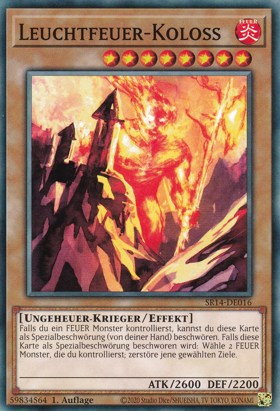 Leuchtfeuer-Koloss - SR14-DE016 - Common - 1. Auflage - Common - Structure Deck: Fire Kings