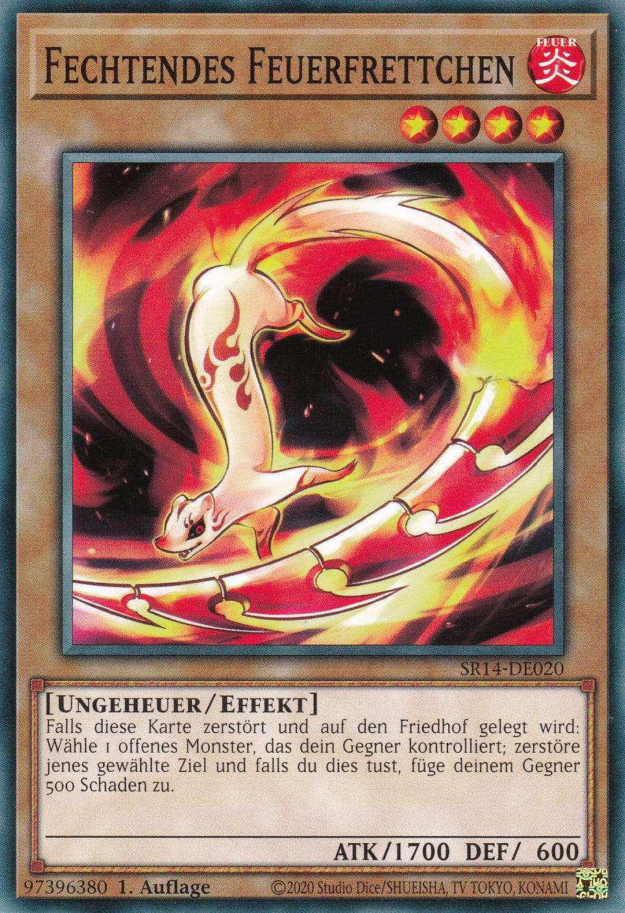 Fechtendes Feuerfrettchen - SR14-DE020 - Common - 1. Auflage - Common - Structure Deck: Fire Kings