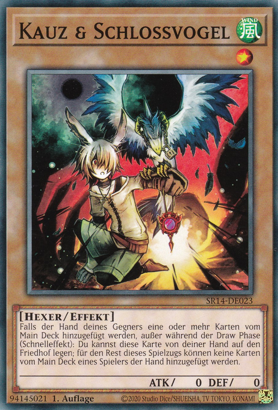 Kauz & Schlossvogel - SR14-DE023 - Common - 1. Auflage - Common - Structure Deck: Fire Kings