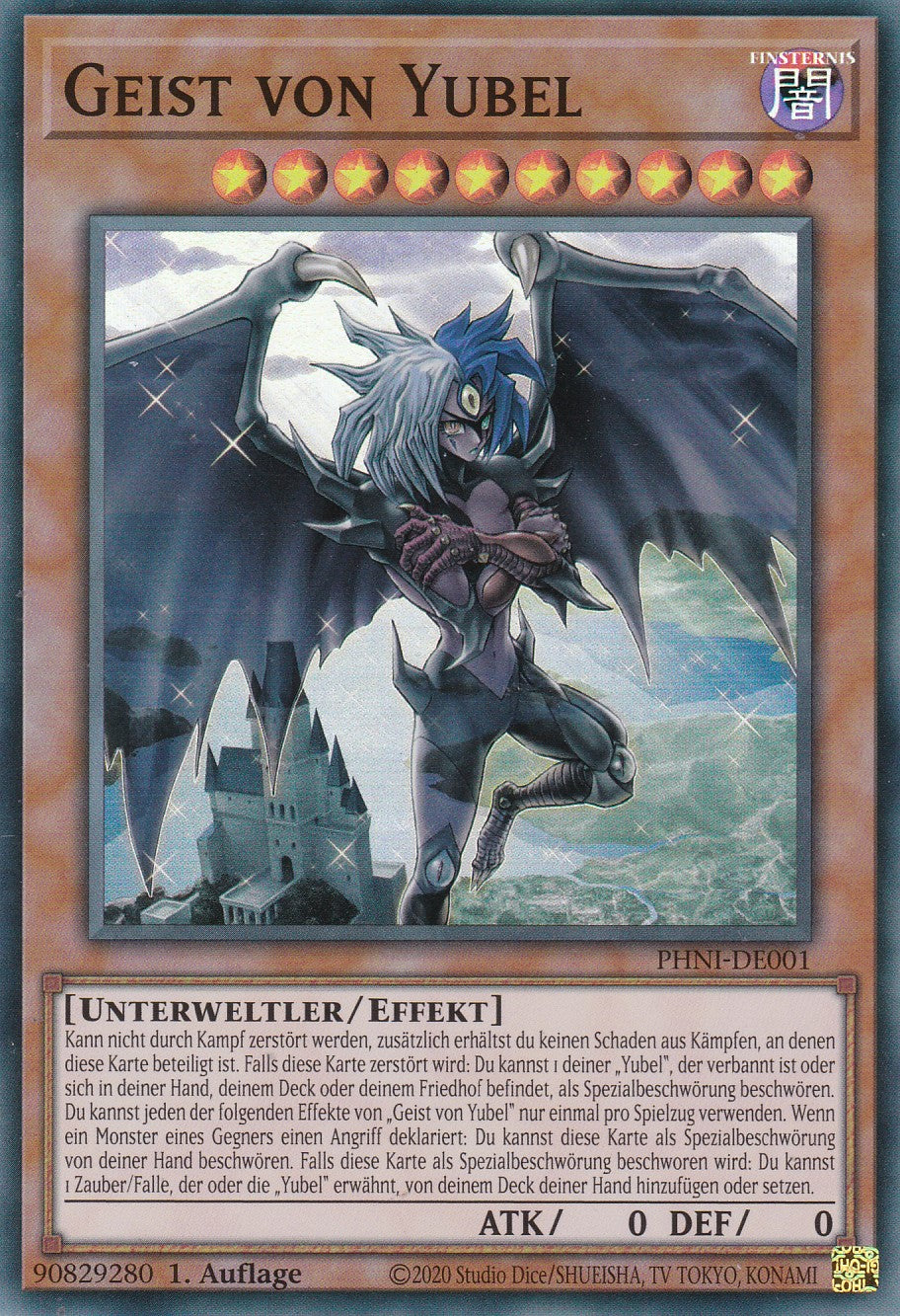 Geist von Yubel - PHNI-DE001 - Super Rare - 1. Auflage - Deutsch - Phantom Nightmare