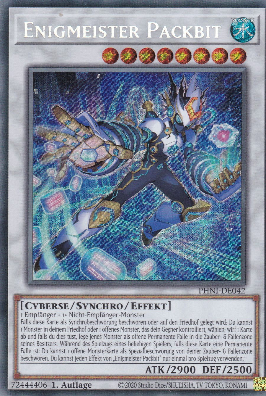 Enigmeister Packbit - PHNI-DE042 - Secret Rare - 1. Auflage - Deutsch - Phantom Nightmare