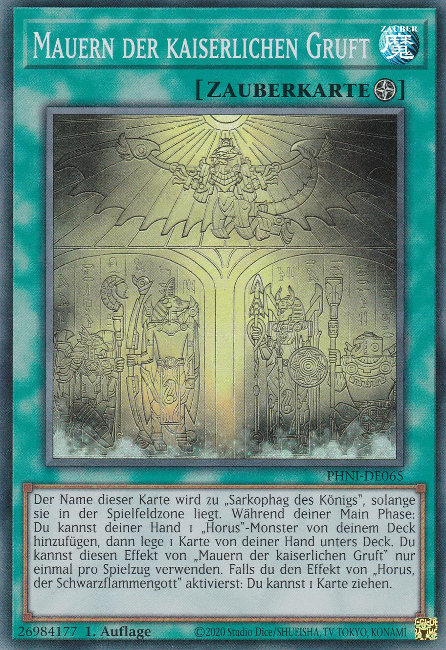 Mauern der Kaiserlichen Gruft - PHNI-DE065 - Super Rare - 1. Auflage - Deutsch - Phantom Nightmare