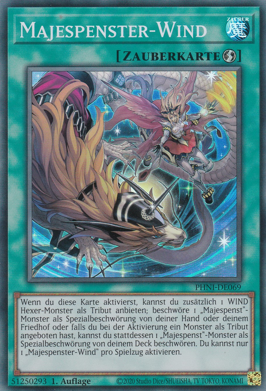 Majespenster - Wind - PHNI-DE069 - Super Rare - 1. Auflage - Deutsch - Phantom Nightmare