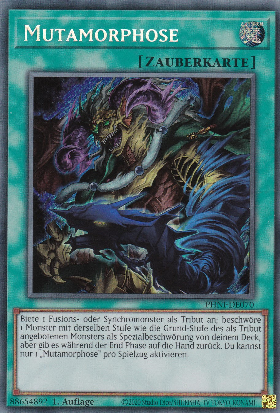 Mutamorphose - PHNI-DE070 - Secret Rare - 1. Auflage - Deutsch - Phantom Nightmare