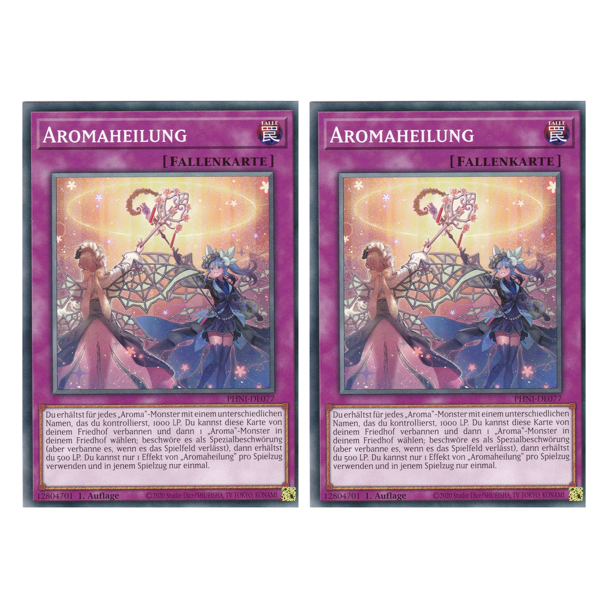 Aromaheilung - PHNI-DE077 - Common - Deutsch - 1. Auflage - Phantom Nightmare - Duo Set (2 Stück) - Yu-Gi-Oh!