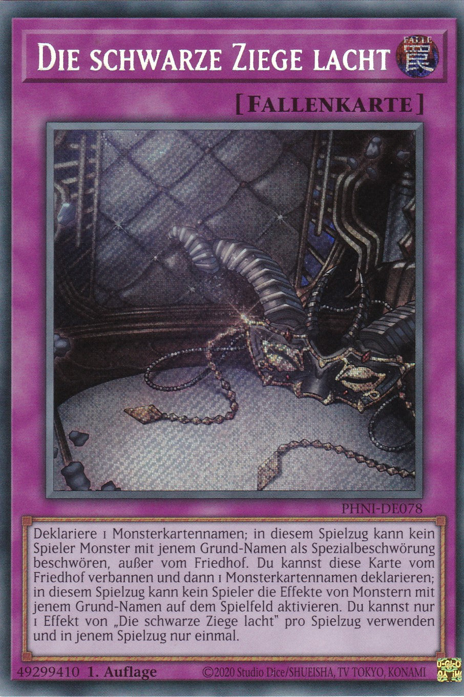 Die Schwarze Ziege Lacht - PHNI-DE078 - Secret Rare - 1. Auflage - Deutsch - Phantom Nightmare