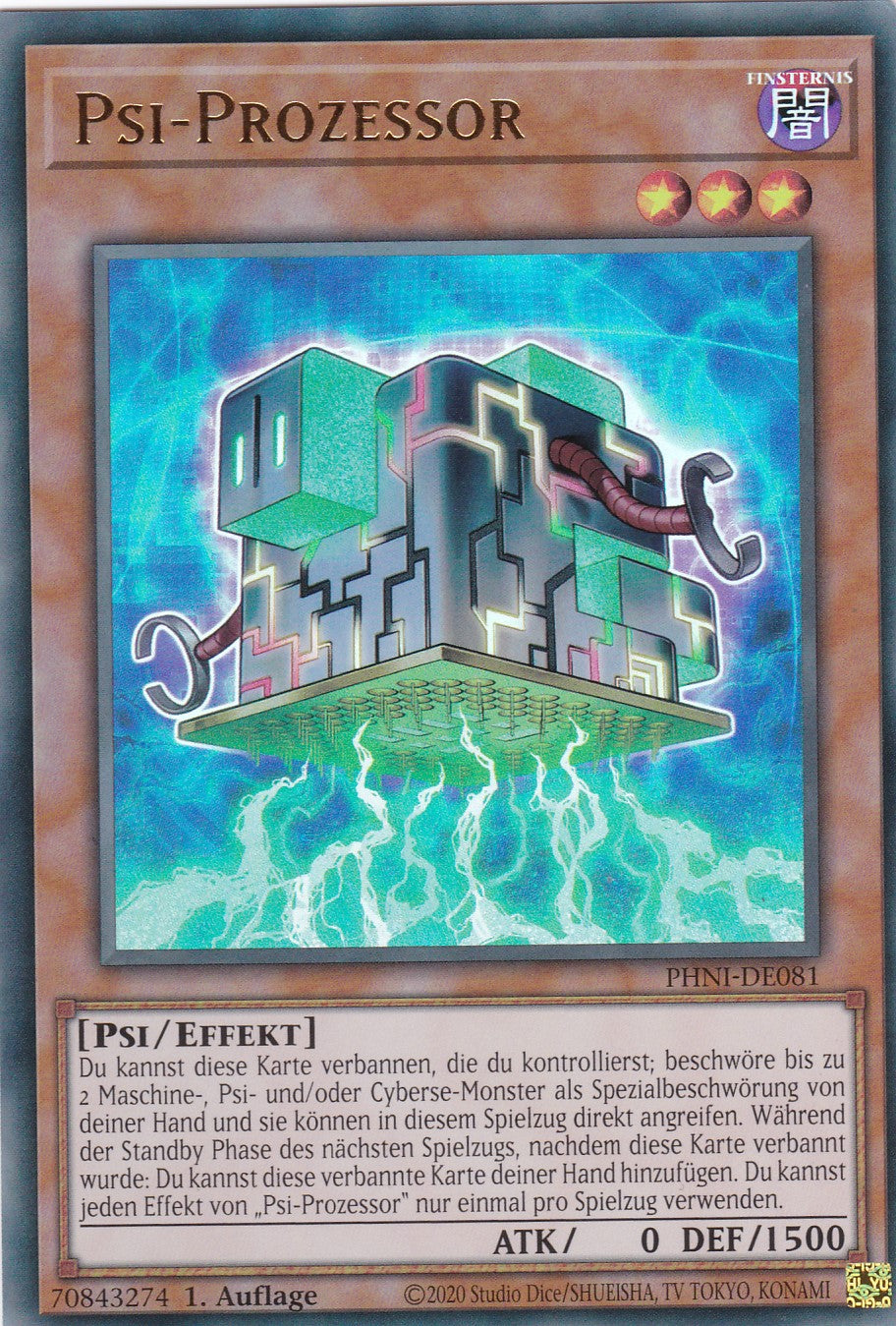 PSI - Prozessor - PHNI-DE081 - Ultra Rare - 1. Auflage - Deutsch - Phantom Nightmare