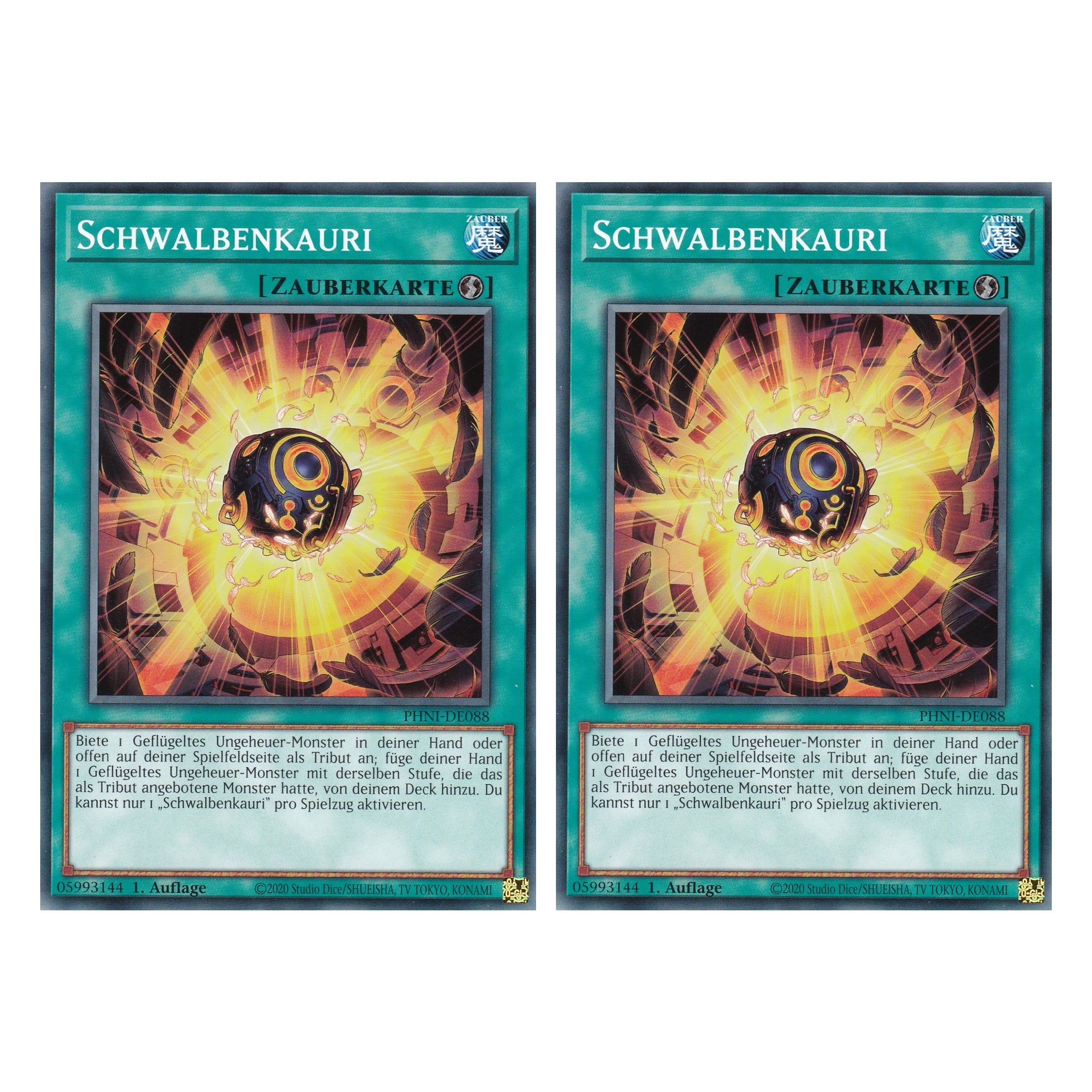 Schwalbenkauri - PHNI-DE088 - Common - Deutsch - 1. Auflage - Phantom Nightmare - Duo Set (2 Stück) - Yu-Gi-Oh!